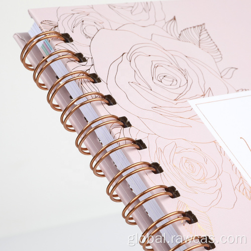 Daily Planner Notepad Girl Pink Rose Gold Journal Wedding Planner Factory